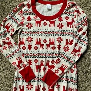 Hanna Andersson reindeer pajama top shirt, size small